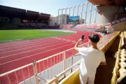 La piste d'athlétisme du stade Louis-II refaite pour cinq ans