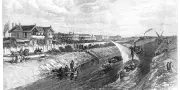 Le canal de Suez, enjeu des empires français et britannique