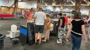 Le marché nocturne d'Aumont-Aubrac trouve refuge à la Grande Halle