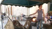 Les forgerons dévoilent leurs secrets au public à Anduze