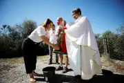 À L'Escarène, le «trempage copieux» de saint Augustin pour faire venir la pluie