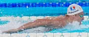 Léon Marchand champion d'Europe du 400 m nage libre, record de France