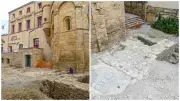 À Loupian, remparts et fossé médiéval exhumés sous le goudron