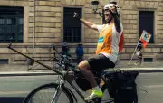 Monodie : 7 800 km à vélo pour la Ligue contre le cancer