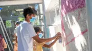 À Montpellier, le patio de la maison Mercouri se refait une beauté au graffiti