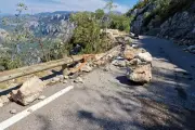 Nouvel éboulement aux gorges du Verdon : la RD 71 fermée jusqu'à nouvel ordre