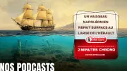 Épave napoléonienne découverte au large de l'Hérault