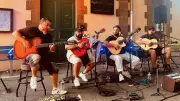 Soubès : le quartet de rumba enflamme le marché nocturne