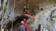 Spéléologue blessée à l'épaule secourue dans la grotte de Castelbouc