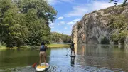 Test paddle sur le Vidourle à Saint-Sériès : équilibre et sensations