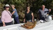 Trénels dégustés au rocher de Bosc : une tradition du Sud Aveyron