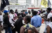 Évacuation du campement du Samu social à Paris