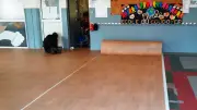 Vauvert : nouveau sol de 800 m² à l'école maternelle du Coudoyer