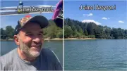 Vincent Moscato déclare son amour à l'Aveyron depuis le lac de Pareloup