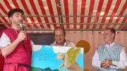 Volo Biòu : Alain Perchoc offre un tableau à l'association
