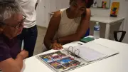 Yasmina Gouni, artiste peintre et autrice de BD à Génolhac