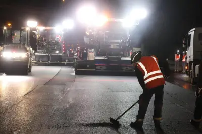 A8 : travaux nocturnes et fermetures d'échangeurs dès lundi