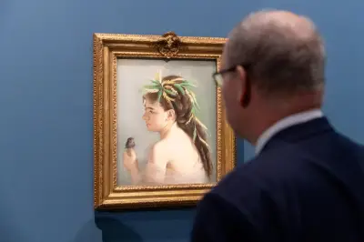 Albert II au Petit Palais pour l'expo Éva Gonzalès