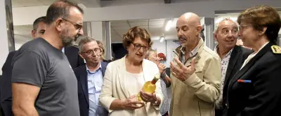 Annie Genevard à Frontignan : aides, année blanche, irrigation