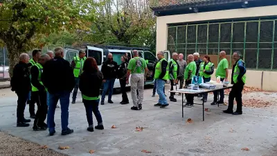Balade à moto des Patous : trente motards en Cévennes
