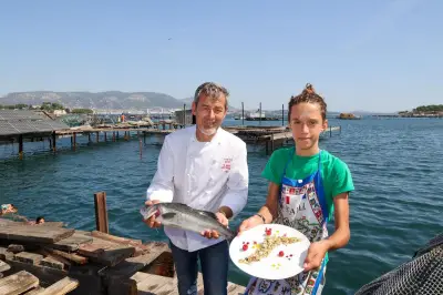 Colin, 13 ans, réalise son rêve : pêcher et cuisiner avec un chef étoilé