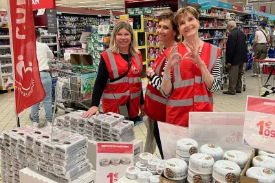 Collecte géante de Semeurs d'Espoir Monaco à Carrefour Fontvieille