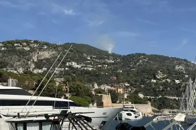 Feu de broussailles à Villefranche-sur-Mer : 500 m² brûlés, une habitation menacée