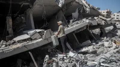 Gaza : 21 morts dont 12 enfants dans l'effondrement d'un immeuble