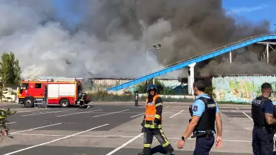 Incendie au manège Le Splash du Luna Park de Palavas