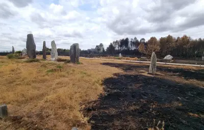 Incendie à Saint-Just : site mégalithique fermé jusqu'en 2026