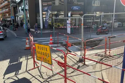 Menton : modernisation des réseaux sur l'avenue Riviera