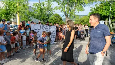 Millau : les parents du Puits-de-Calès mobilisés pour garder une classe