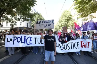 Nice : des centaines de manifestants contre la proposition de loi sur la légitime défense des forces de l'ordre