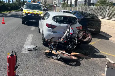 Nice : un motard de 18 ans grièvement blessé devant l'hôpital Lenval