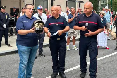 Pompiers des Yvelines honorés dans l'Ordre de Lafayette pour les 25 ans du 11-Septembre