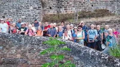 Randonnée nocturne des Vabrais dans le Rougier