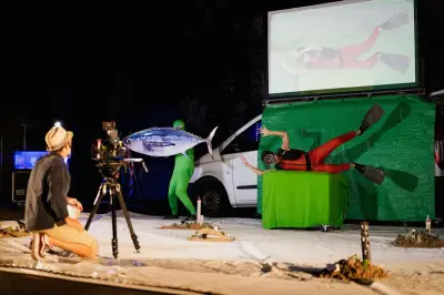 Regards sur rue : « En attendant la vague », un vrai-faux tournage immersif