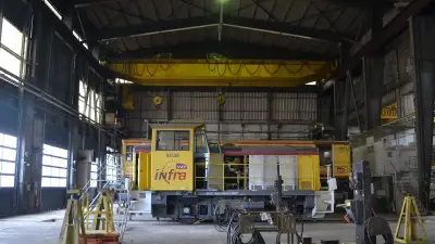 Région Occitanie : centre de maintenance des trains à Colombiers