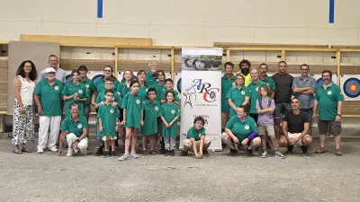 Saint-Thibéry : les Archers de Cessero inaugurent leur nouveau mur de tir