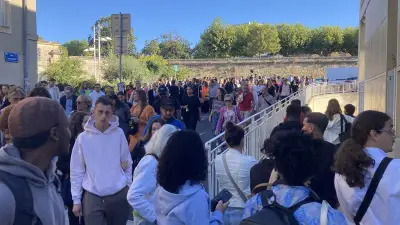 Tribunal de Montpellier évacué après une alarme, 150 personnes dehors