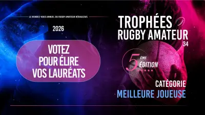 Trophées rugby Hérault : élisez la meilleure joueuse 2025-2026
