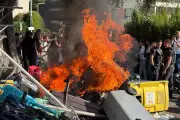 Blocus de lycées dans les Alpes-Maritimes, feux de poubelles à Nice