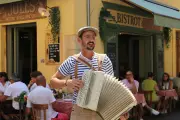 Christophe Le Fur, l'accordéoniste emblématique d'Antibes