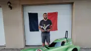 Damien Regis champion de France de caisse à savon dans les Vosges