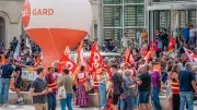 Fonction publique : plus de 1 000 manifestants à Nîmes contre le gel du point d'indice