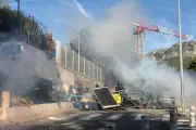 Grève 29 sept : policière blessée, feux aux abords des lycées azuréens