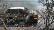 Incendie d'une voiture sur l'A75 près du Caylar, circulation réduite