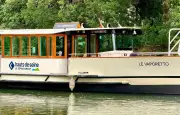 Le Vaporetto, navette fluviale zéro émission, relie Boulogne à Issy