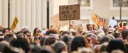 Mobilisation à Bagnols contre la loi sur la légitime défense des forces de l'ordre