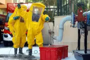 Monaco : les pompiers s'entraînent aux risques technologiques
